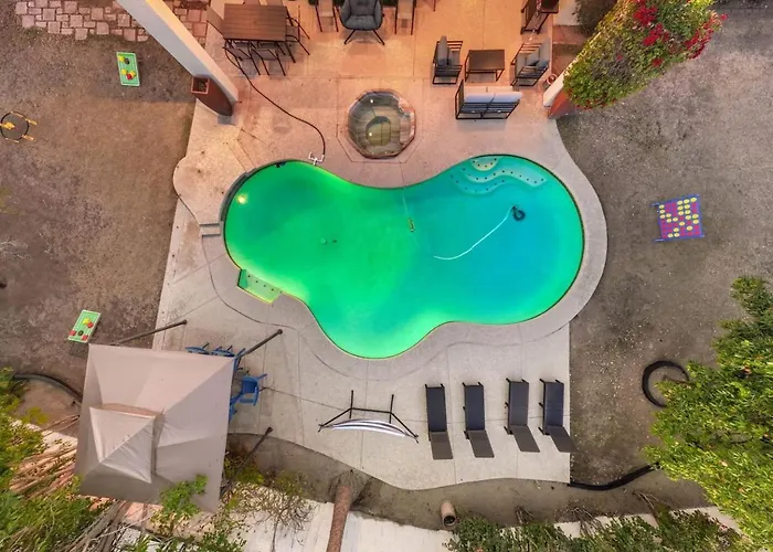Sdaletreehouse Pool Gameroom Firepit